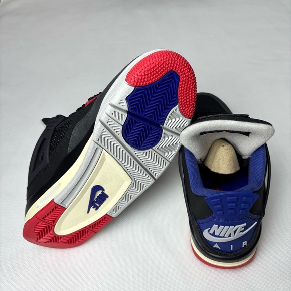 Brand New Retro 4 Rare Air -Men’s Stylish Sneakers Trainers w/ White Letter - Picture 9 of 10